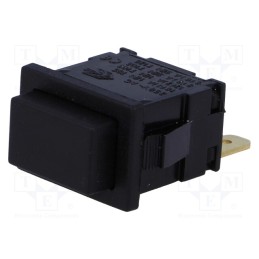 1 pcs x BULGIN - H8300ABBB - Switch: push-button, Pos: 2, SPST-NO, 12A/250VAC, OFF-ON, on panel