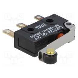 1 pcs x OMRON OCB - D2SW-3L2T - Microswitch SNAP ACTION, 3A/125VAC, 3A/30VDC, SPDT, ON-(ON), IP67