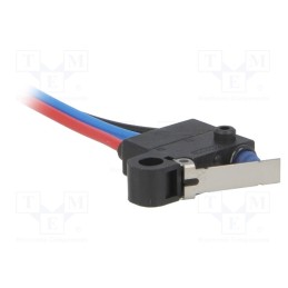 1 pcs x OMRON OCB - D2HW-C211M - Microswitch SNAP ACTION, 0.1A/125VAC, 2A/12VDC, with lever, SPDT