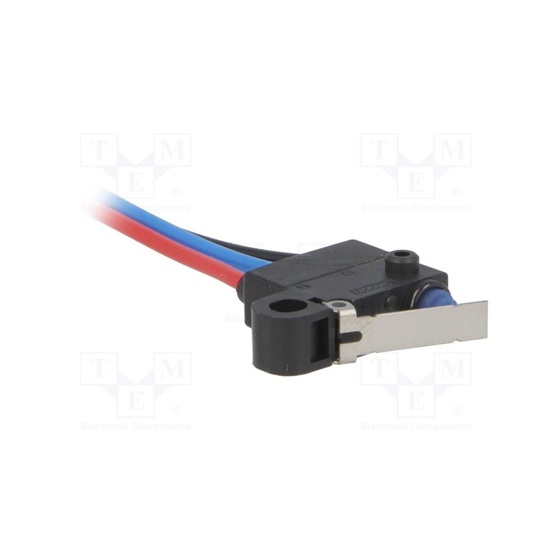 1 pcs x OMRON OCB - D2HW-C211M - Microswitch SNAP ACTION, 0.1A/125VAC, 2A/12VDC, with lever, SPDT