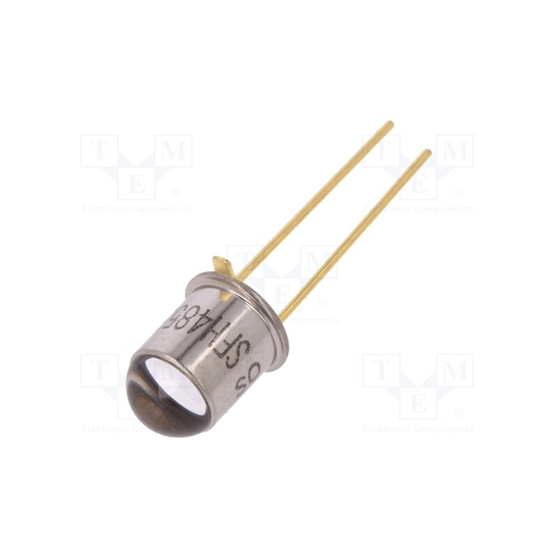 1 pcs x ams OSRAM - SFH 4855 - IR transmitter, 4.7mm, 850nm, transparent, 110mW, 8°, THT, 100mA