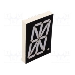 pcs x OPTOSUPPLY - OSL12306-16-IRA - Display: LED, 16-segment, 56.8mm, 2.3', No.char: 1, red, 100mcd