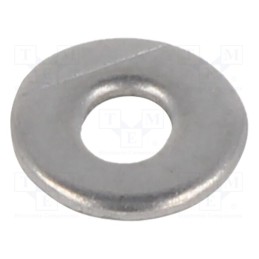 100 pcs x KRAFTBERG - K2.7/D9021-A2 - Washer, round, M2,5, D8mm, h0.8mm, A2 stainless steel, DIN 9021