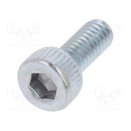 100 pcs x BOSSARD - 1011871 - Screw, M2.5x6, 0.45, Head: cheese head, hex key, HEX 2mm, steel