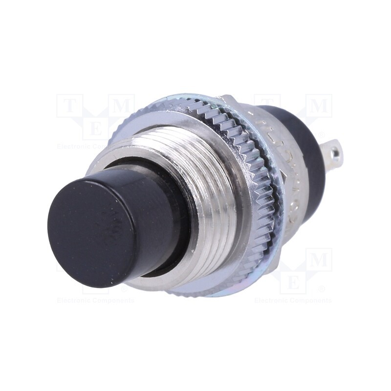 1 pcs x NKK SWITCHES - SB4011NOM - Switch: push-button, Pos: 2, SPST, 2A/250VAC, 2A/30VDC, OFF-(ON)