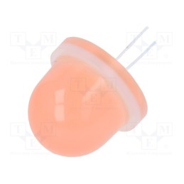 1 pcs x POLAM-ELTA - CQL-731-2 - LED, 16mm, orange, 750÷3200mcd, Front: convex, 4÷4.2V, No.of term: 2