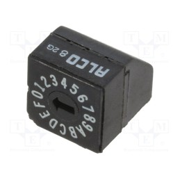 1 pcs x TE Connectivity - 1825008-4 - Switch: rotary, Pos: 16, 0.4A/20VAC, 0.4A/20VDC, -30÷85°C, THT, 50mΩ