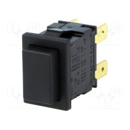 1 pcs x BULGIN - H8350ABBB - Switch: push-button, Pos: 2, DPST-NO, 12A/250VAC, OFF-ON, 8300