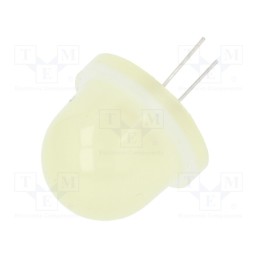 1 pcs x POLAM-ELTA - CQL-735-2 - LED, 16mm, yellow, 600÷3000mcd, Front: convex, 4.2÷4.4V