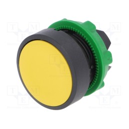 1 pcs x SCHNEIDER ELECTRIC - ZB5AA5 - Switch: push-button, 22mm, Stabl.pos: 1, yellow, none, IP66, flat