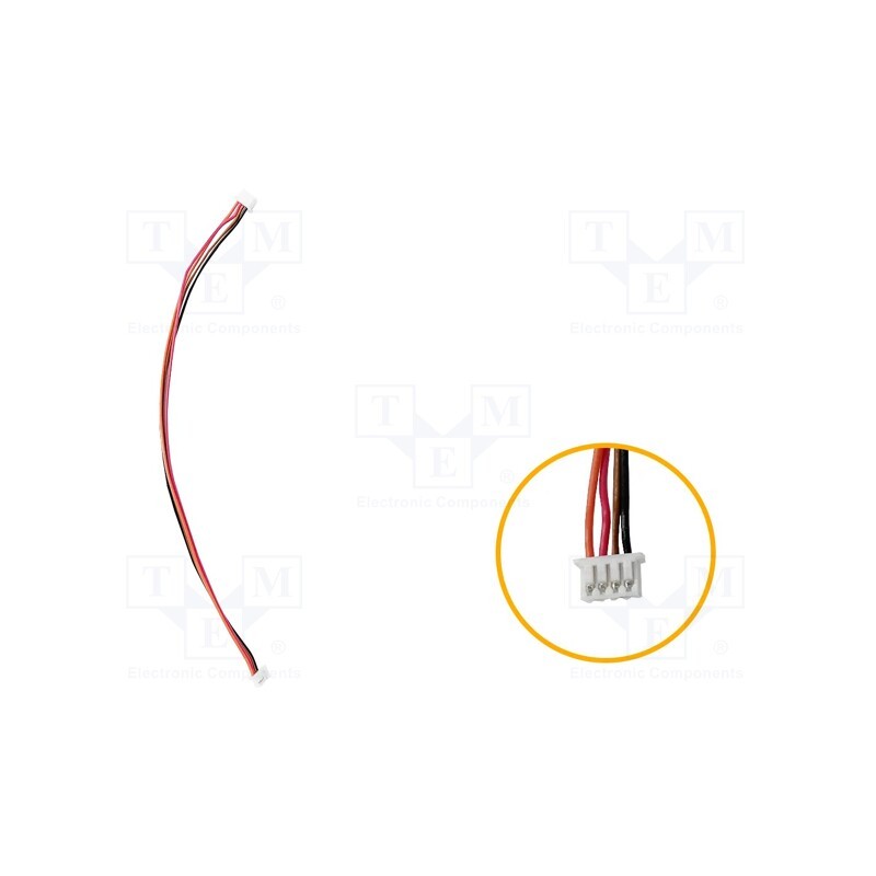 1 pcs x Riverdi - RVA-0104M-1.25FF - Cable, PIN: 4, MOLEX, Contacts ph: 1.25mm, L: 150mm