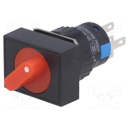 1 pcs x ONPOW - LAS1-AJ-11X/21/R/12V - Switch: rotary, Pos: 2, SPDT, 3A/220VAC, 2A/24VDC, -20÷55°C, 50mΩ