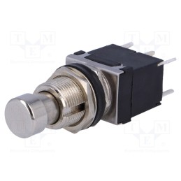 2 pcs x NINIGI - PS24212P - Switch: push-button, Pos: 2, DPDT, 2A/250VAC, ON-(ON), Illumin: none