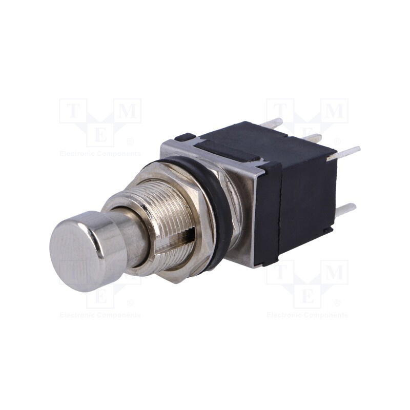 2 pcs x NINIGI - PS24212P - Switch: push-button, Pos: 2, DPDT, 2A/250VAC, ON-(ON), Illumin: none