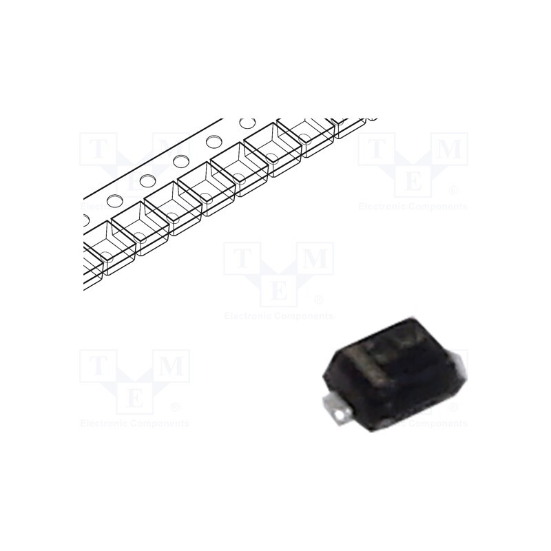 5 pcs x ONSEMI - NSR0620P2T5G - Diode: Schottky rectifying, SMD, 20V, 0.5A, SOD923,
