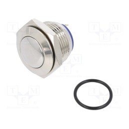 1 pcs x E-SWITCH - PV2S240NN - Switch: vandal resistant, Pos: 2, SPST-NO, 2A/48VDC, IP65, OFF-(ON)