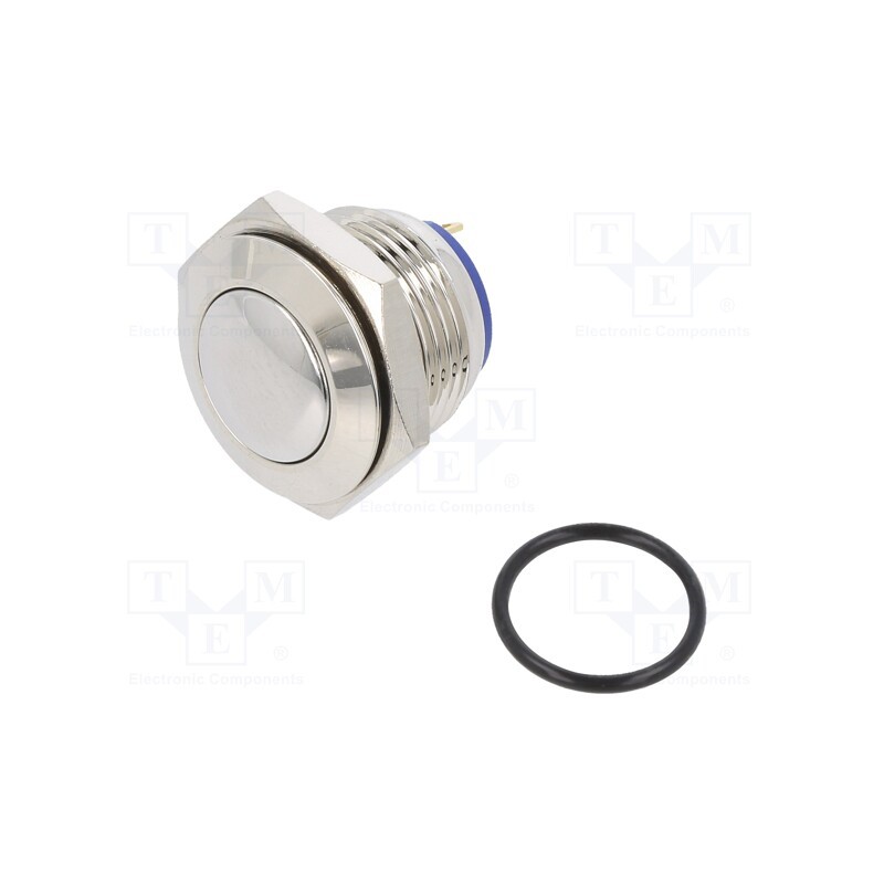 1 pcs x E-SWITCH - PV2S240NN - Switch: vandal resistant, Pos: 2, SPST-NO, 2A/48VDC, IP65, OFF-(ON)