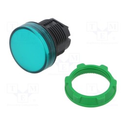 1 pcs x SCHNEIDER ELECTRIC - ZB5AV033 - Control lamp, 22mm, Harmony XB5, -25÷70°C, Ø22mm, IP66, green