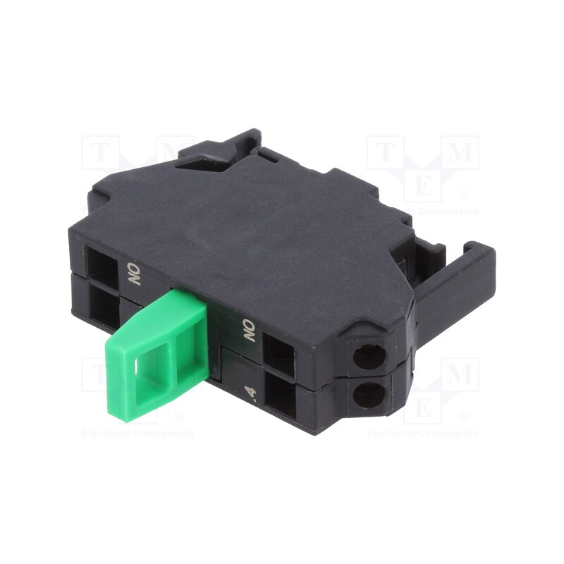 1 pcs x SIEMENS - 3SU1400-2AA10-3BA0 - Contact block, 22mm, -25÷70°C, for back plate, Contacts: NO