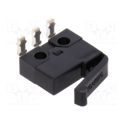 1 pcs x OMRON OCB - D2MQ1LTL - Microswitch SNAP ACTION, with lever, SPDT, ON-(ON), Pos: 2, IP40