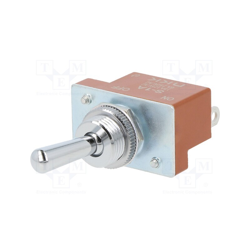 1 pcs x NKK SWITCHES - S1A - Switch: toggle, Pos: 2, SPST, ON-OFF, 15A/250VAC, 15A/30VDC, S