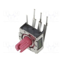 1 pcs x PTR HARTMANN - P36THR301L254 - Encoding switch, DEC/BCD, Pos: 10, THT, Rcont max: 80mΩ, P36