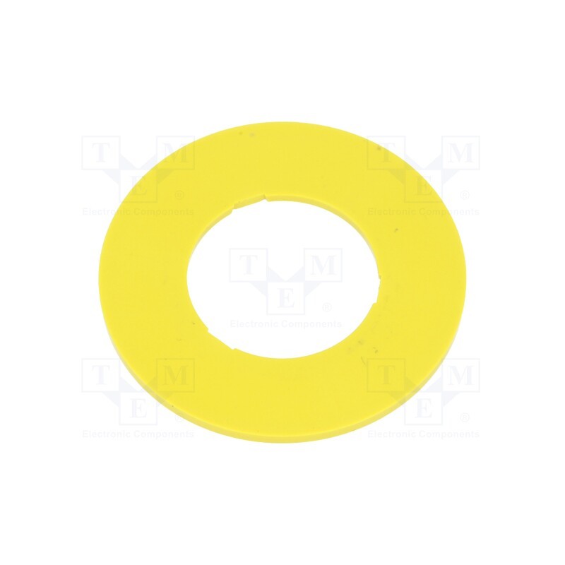 1 pcs x SIEMENS - 3SU1900-0BA31-0AA0 - Warning plate, 22mm, 3SU1.5, -25÷70°C, Ømount.hole: 22mm, Ø: 45mm