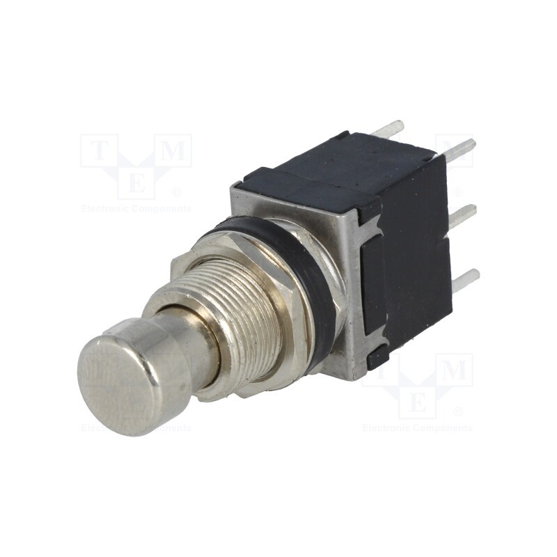 2 pcs x NINIGI - PS24202P - Switch: push-button, Pos: 2, 1A/250VAC, ON-ON, Illumin: none