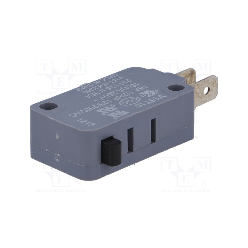 1 pcs x HONEYWELL - V15T16-EZ300 - Microswitch SNAP ACTION, 16A/250VAC, without lever, SPDT, Pos: 2