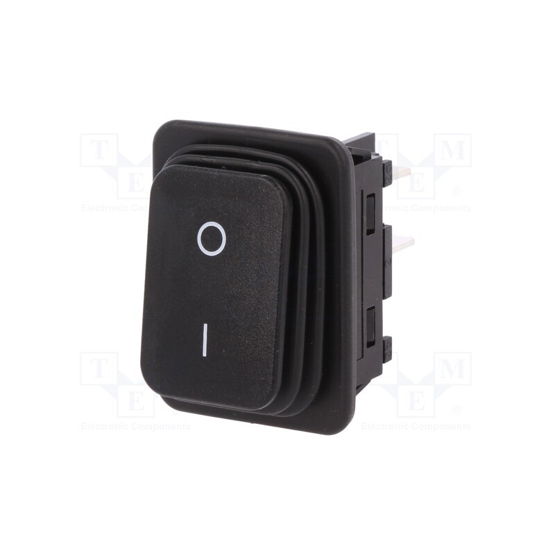 1 pcs x Marquardt - 1932.3112 - ROCKER, DPST, Pos: 2, OFF-ON, 20A/250VAC, black, none, 100mΩ, 1932