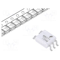 1 pcs x ONSEMI - FODM8071R2 - Optocoupler, SMD, Ch: 1, OUT: logic, 3.75kV, 20Mbps, Mini-flat 5pin