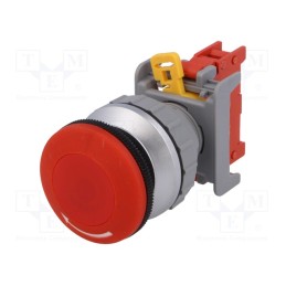 1 pcs x AUSPICIOUS - LEB30-1/C - Switch: emergency stop, 30mm, Stabl.pos: 2, NC, red, IP65, XLEB30