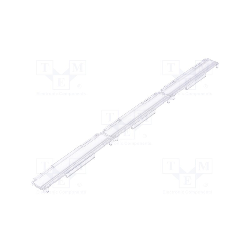 1 pcs x LEDIL - C14530_FLORENCE-1R-Z2T25 -AS - LED lens, rectangular, plexiglass PMMA, transparent, H: 6.4mm