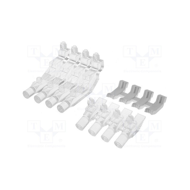 1 pcs x MENTOR - 1270.1004 - Fiber for LED, round, Ø3mm, No.of mod: 8, Front: flat