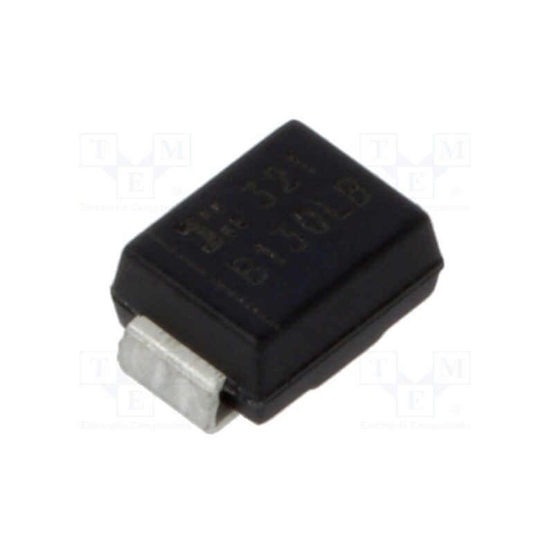 5 pcs x DIODES INCORPORATED - B130LB-13-F - Diode: Schottky rectifying, SMD, 30V, 1A, SMB,