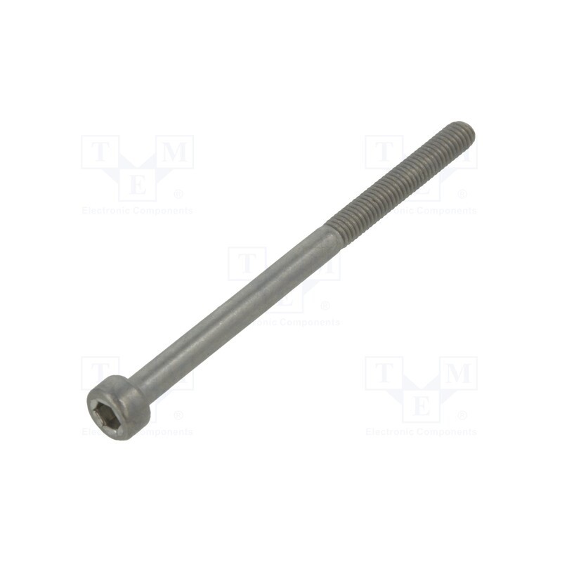 100 pcs x KRAFTBERG - M3X45/D912-A2 - Screw, M3x45, 0.5, Head: cheese head, hex key, HEX 2,5mm, DIN 912