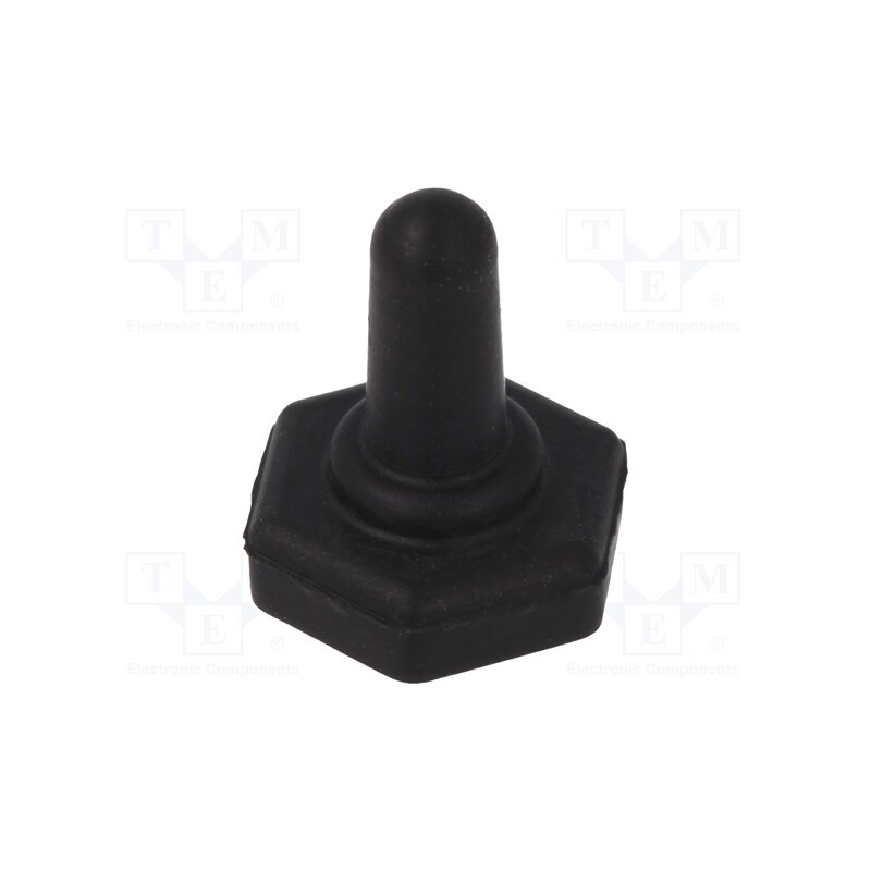1 pcs x KNITTER-SWITCH - ET 102 - Waterproof cover, screw, Mat: neoprene rubber, Body: black, MTA