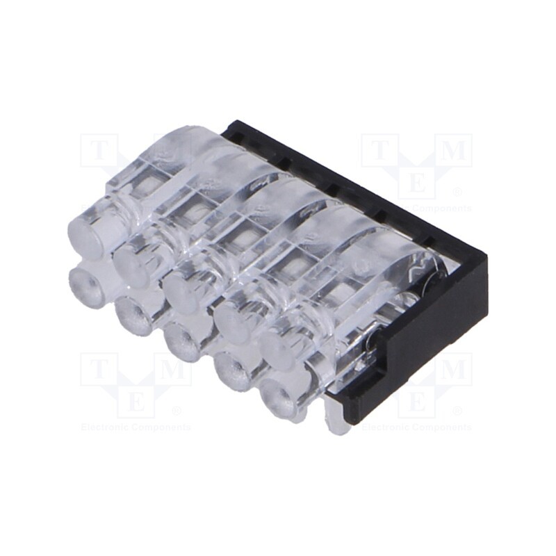 1 pcs x MENTOR - 1296.2052 - Fiber for LED, round, Ø2mm, No.of mod: 10, Front: convex