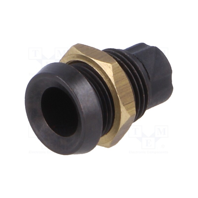 1 pcs x BULGIN - A104800AAC - LED holder, 5mm, plastic, concave, with plastic plug, IP66