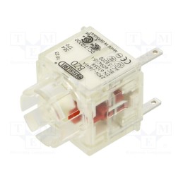 1 pcs x SCHLEGEL - BZO - Contact block, -30÷70°C, IP00, Contacts: NC, DC load @R: 2A/24VDC