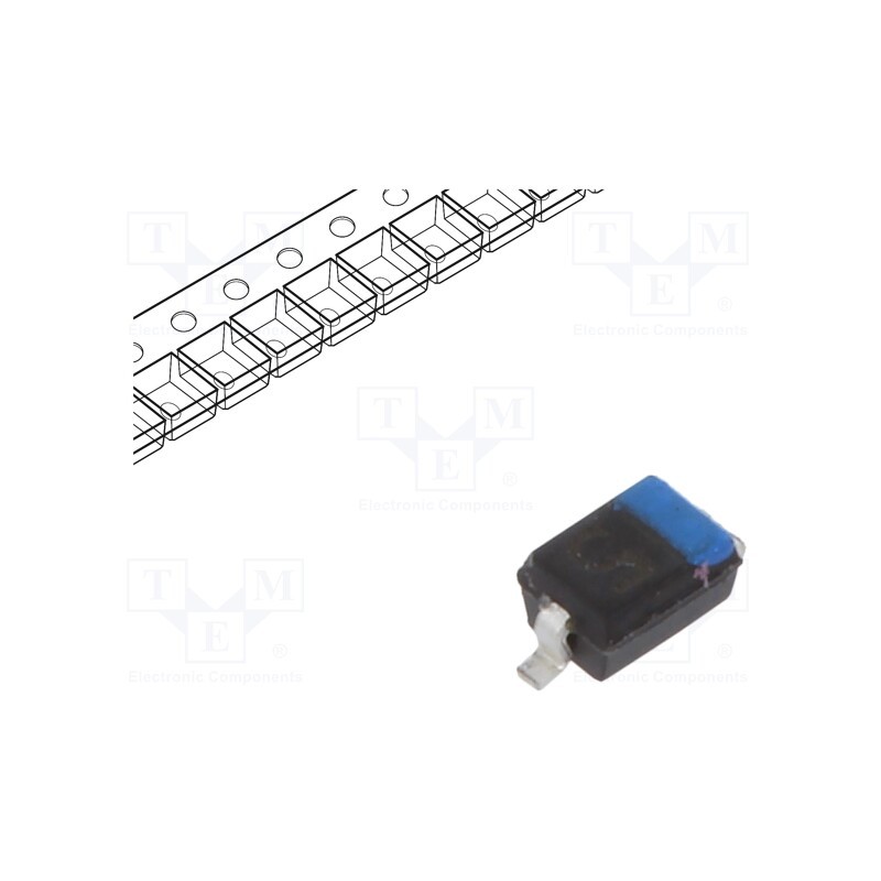 5 pcs x INFINEON TECHNOLOGIES - BAT5403WE6327HTSA1 - Diode: Schottky rectifying, SMD, 30V, 0.2A, SOD323, 230mW