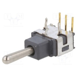 1 pcs x NKK SWITCHES - A18AH - Switch: toggle, Pos: 3, SPDT, (ON)-OFF-(ON), 0.1A/28VAC, 0.1A/28VDC