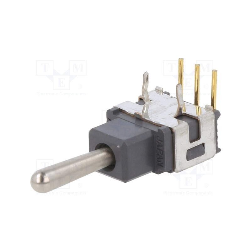 1 pcs x NKK SWITCHES - A18AH - Switch: toggle, Pos: 3, SPDT, (ON)-OFF-(ON), 0.1A/28VAC, 0.1A/28VDC