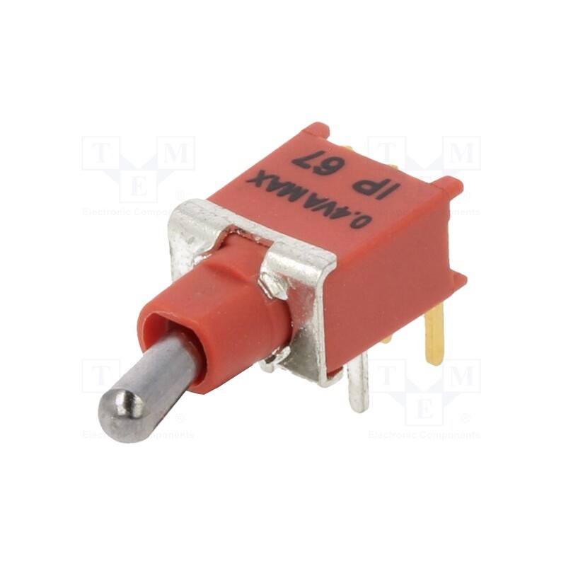 1 pcs x KNITTER-SWITCH - TST 1 F-RA - Switch: toggle, Pos: 2, SPDT, ON-(ON), 0.4A/20VDC, Leads: flat pin