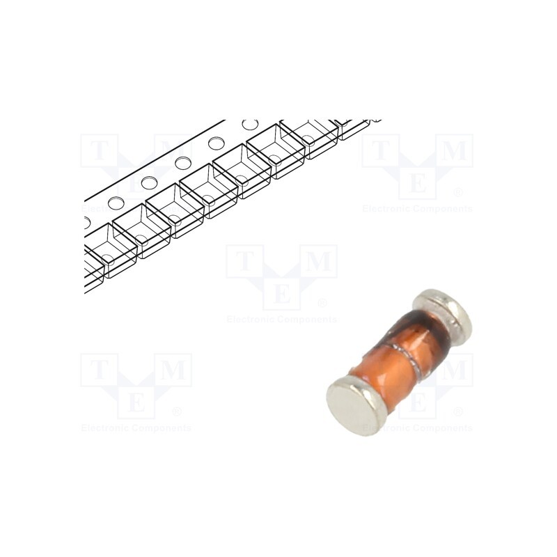 25 pcs x YANGJIE TECHNOLOGY - BZV55C13 - Diode: Zener, 0.5W, 13V, SMD, MiniMELF, single diode, 100nA