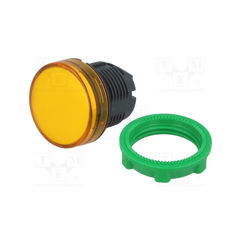 1 pcs x SCHNEIDER ELECTRIC - ZB5AV053 - Control lamp, 22mm, Harmony XB5, -25÷70°C, Ø22mm, IP66, orange