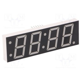 1 pcs x LUCKYLIGHT - KW4-8828AVB - Display: LED, 7-segment, 24mm, 0.94', No.char: 4, red, 46÷92mcd
