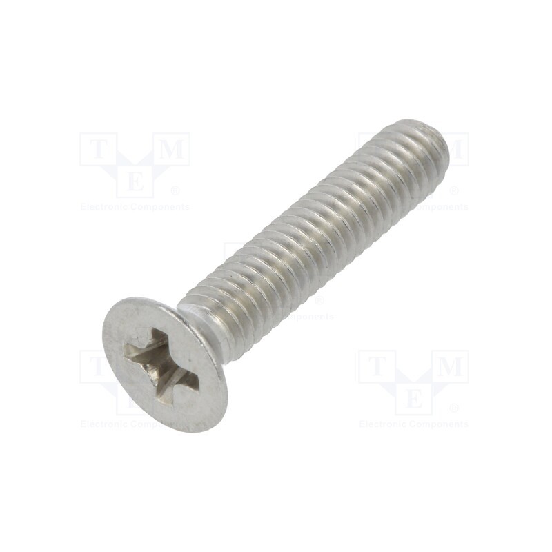 100 pcs x BOSSARD - 1399179 - Screw, M4x20, 0.7, Head: countersunk, Phillips, PH3, DIN 965A