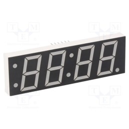 1 pcs x LUCKYLIGHT - KW4-8828CVB - Display: LED, 7-segment, 24mm, 0.94', No.char: 4, red, 46÷92mcd