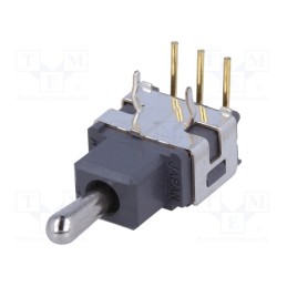 1 pcs x NKK SWITCHES - A18JH - Switch: toggle, Pos: 3, SPDT, (ON)-OFF-(ON), 0.1A/28VAC, 0.1A/28VDC